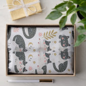 Slapende katten tissuepapier (Geschenk)