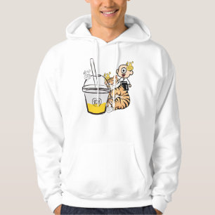 Slapende Kawaii Tijger, Bubble Tea & Hitotsume Koz Hoodie