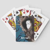 Slapende Kerkuil Pokerkaarten (Achterkant)