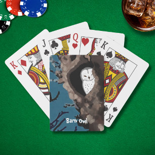 Slapende Kerkuil Pokerkaarten
