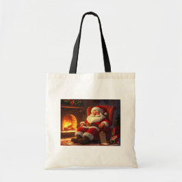 Slapende Kerstman Tote Bag
