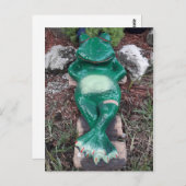 Slapende kikker die gewoon wat over jou praat briefkaart (Voorkant / Achterkant)