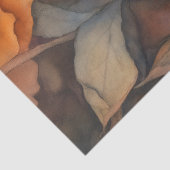 Slapende Kitten in Roos Waterverf Bloem Tissuepapier (Detail)