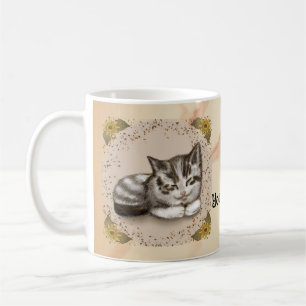 Slapende Kitten Koffiemok