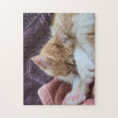 Slapende Kitten Legpuzzel (Verticaal)