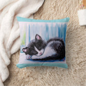 SLAPENDE KITTEN SIERKUSSENNEN KUSSEN (Deken)