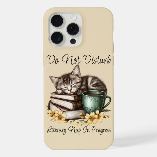 Slapende Kitty Precious Kitty iPhone Hoesje (Achterkant)