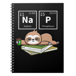 Slapende koffie - nap chemistry Lazy Animal Notitieboek