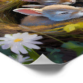 Slapende Konijntjes 1 Poster (Hoek)