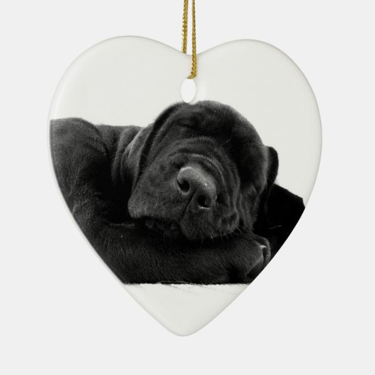 Slapende Lab Ornament (Rechts)