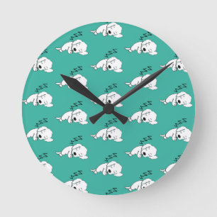 Slapende Labrador Retriever Hond Liefhebber ZZZ Ronde Klok