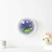 Slapende ladybug-wandklok ronde klok (Huis)