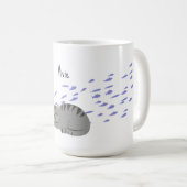 Slapende Lapjeskat Koffiemok (Voorkant rechts)