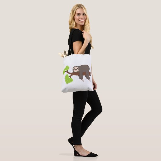 Slapende Luiaard Tote Bag (Op model)