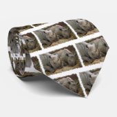 Slapende Mannen van Rhinos Necktie Stropdas (Opgerold)