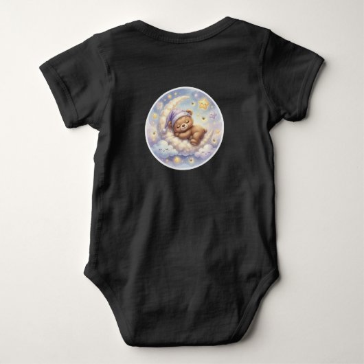 Slapende Moon Bear Romper (Achterkant)