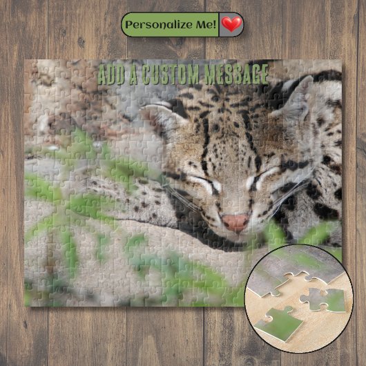 Slapende Ocelot Legpuzzel