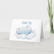 Slapende Olifant Baby Shower, Jongens Baby Shower