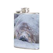 Slapende olifantenzegel heupfles (Links)