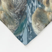Slapende Otter Fleece Deken (Hoek)