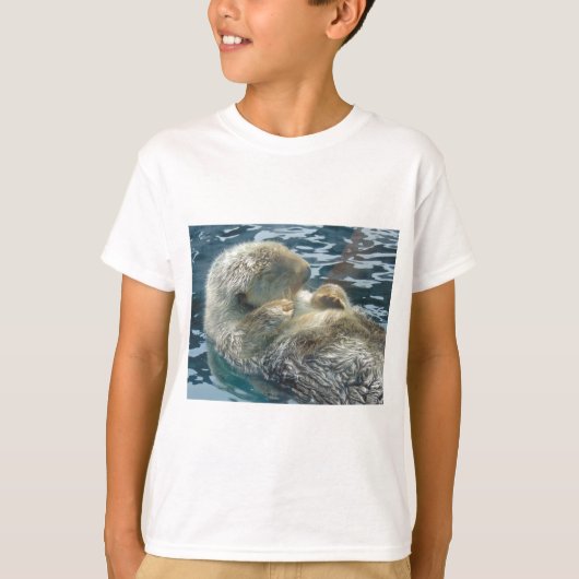 Slapende Otter T-shirt (Voorkant)