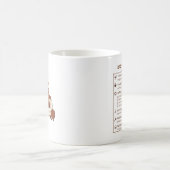 Slapende papa leuke koffieboon koffiemok (Center)