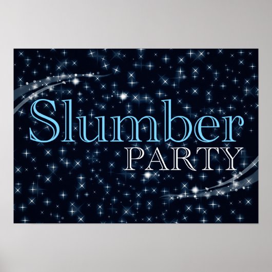 slapende partij : sterrenwijn poster (Voorkant)