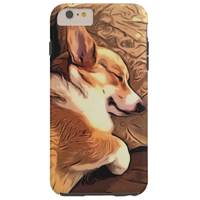 Slapende Pembroke Welsh Corgi dog Case-Mate iPhone Case (Achterkant)