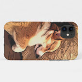 Slapende Pembroke Welsh Corgi dog Case-Mate iPhone Case (Achterkant (horizontaal))