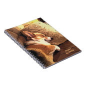 Slapende Pembroke Welsh Corgi Notitieboek (Rechterzijde)