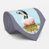 Slapende pinguïn in de zon stropdas (Opgerold)