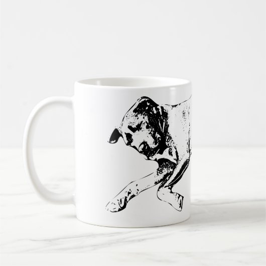 Slapende Pit Mix, Kerst Knus Koffiemok (Links)