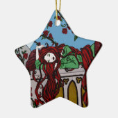 Slapende Rapunzel Keramisch Ornament (Links)