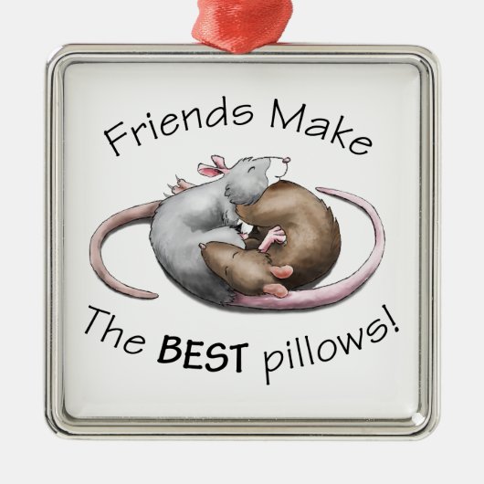 Slapende Ratten Ornament (Voorkant)