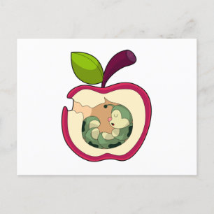 Slapende Rups Appel Briefkaart