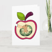Slapende Rups Appel Kaart (Voorkant)