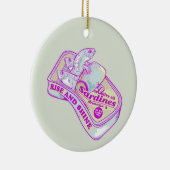 SLAPENDE SARDINES STIJGEN EN SCHIJNEN KERAMISCH ORNAMENT (Rechts)