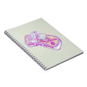 SLAPENDE SARDINES STIJGEN EN SCHIJNEN NOTITIEBOEK (Rechterzijde)