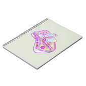 SLAPENDE SARDINES STIJGEN EN SCHIJNEN NOTITIEBOEK (Linkerzijde)