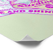 SLAPENDE SARDINES STIJGEN EN SCHIJNEN POSTER (Hoek)