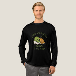 Slapende Schildpad – Langzaam Leven, Zoete Dromen Tri-Blend Shirt