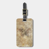 Slapende schoonheid bagagelabel (Voorkant verticaal)