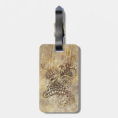 Slapende schoonheid bagagelabel (Achterkant verticaal)