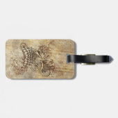 Slapende schoonheid bagagelabel (Achterkant horizontaal)