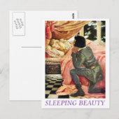 Slapende schoonheid briefkaart (Voorkant / Achterkant)