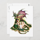 Slapende schoonheid briefkaart (Voorkant / Achterkant)