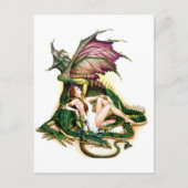 Slapende schoonheid briefkaart (Voorkant)