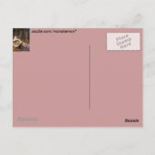 Slapende schoonheid briefkaart (Achterkant)