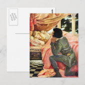 Slapende schoonheid briefkaart (Voorkant / Achterkant)