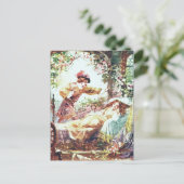 Slapende schoonheid briefkaart (Staand voorkant)